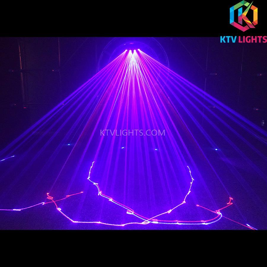 4-hulls RGB skanner laserlys DMX scenelys-B25