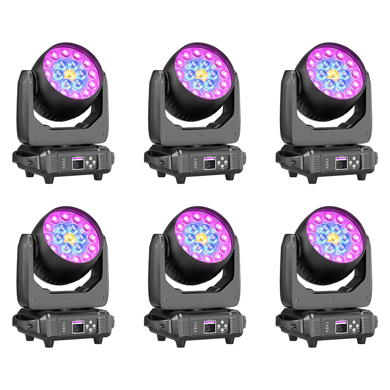 285w RGBW stage light 19 LED moving head light-E54