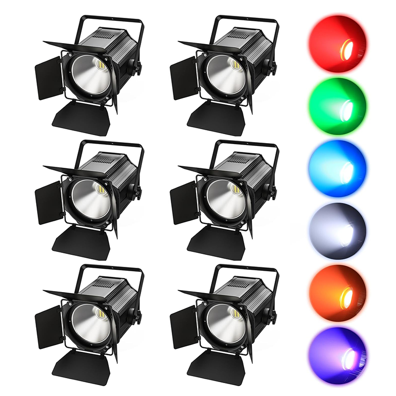 200W LED PAR Light 6-in-1 COB Spotlight-P35