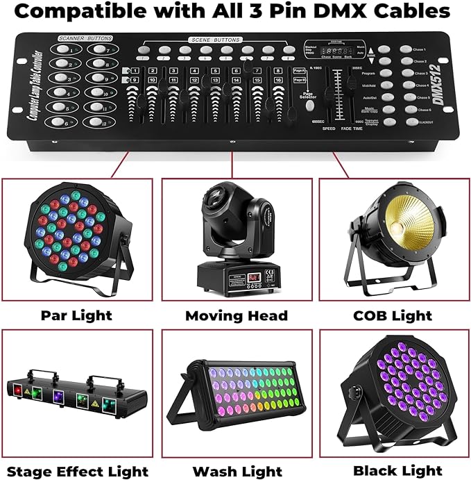 Mini Operator DMX192 Control Channel DMX 512 Stage Lighting Controller
