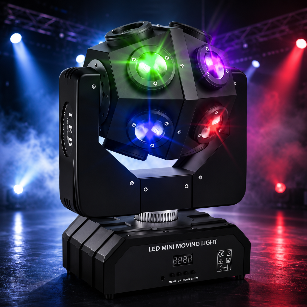 12x10W RGBW LED Moving Head DJ Light for Party Stage Club- E82