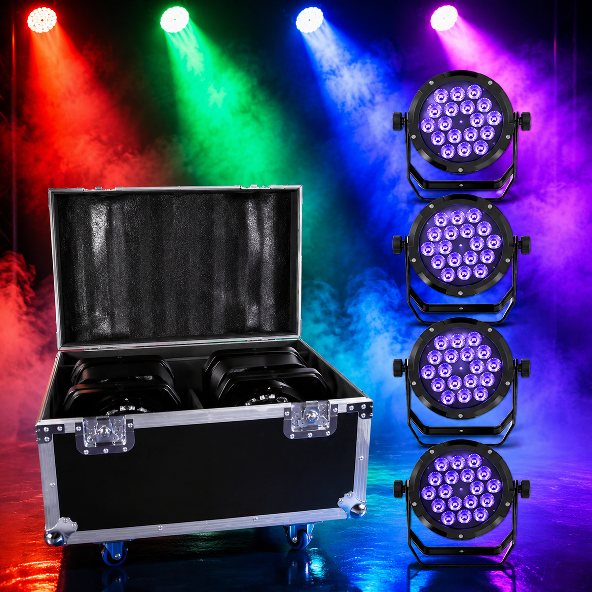 KTVLIGHTS 150W IP67 RGBW UV Waterproof LED PAR Light-P29