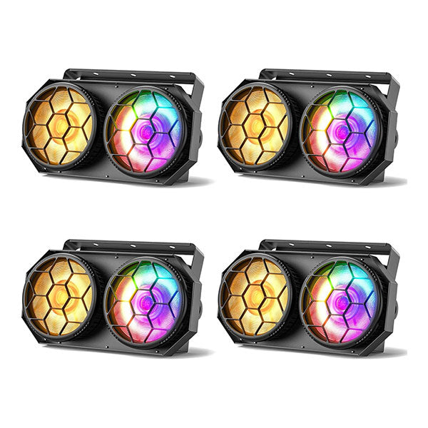 2x100W RGB LED COB PAR LED Flashing Lights - P65