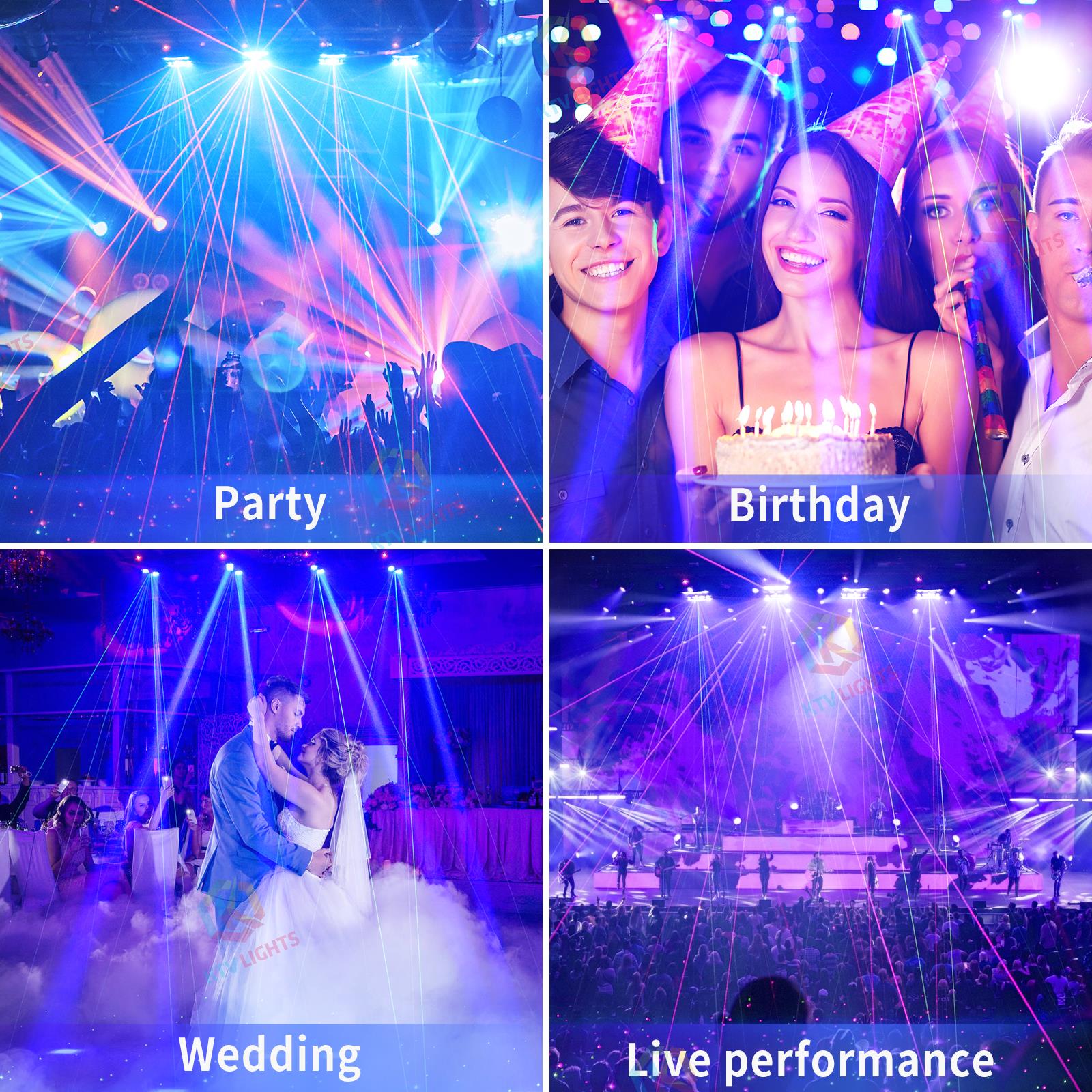 New 3-in-1 RGBW LED Beam Moving Head Lightt-E23