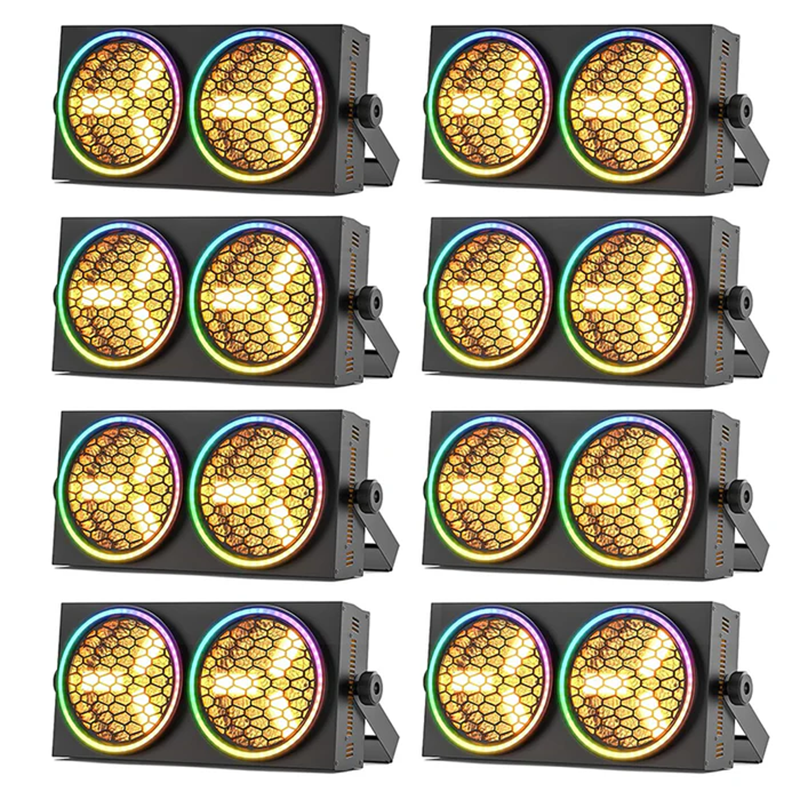 200W dual-eye vintage par light equipped with 6 COB spotlights-P51