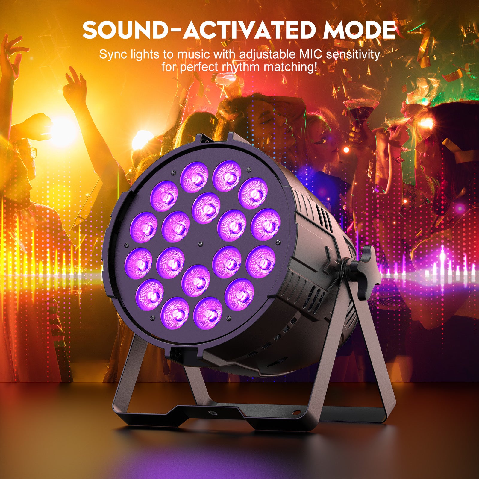 RGBW 18x10W 4in1 LED wash par light-P21