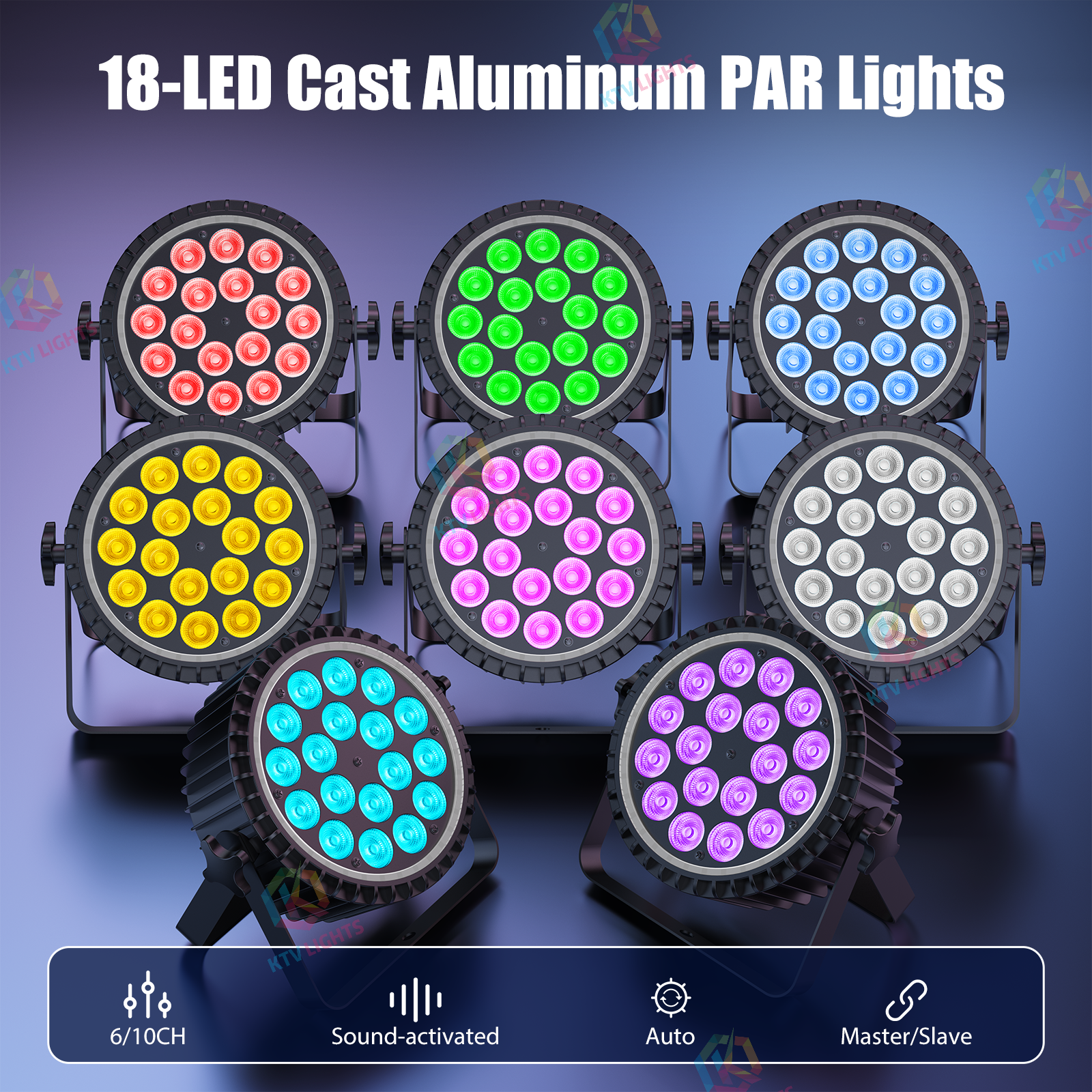 18X8W RGBW 4in1 Par Light-P8