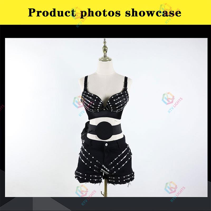 New LED Costume Light Up Bra-M20