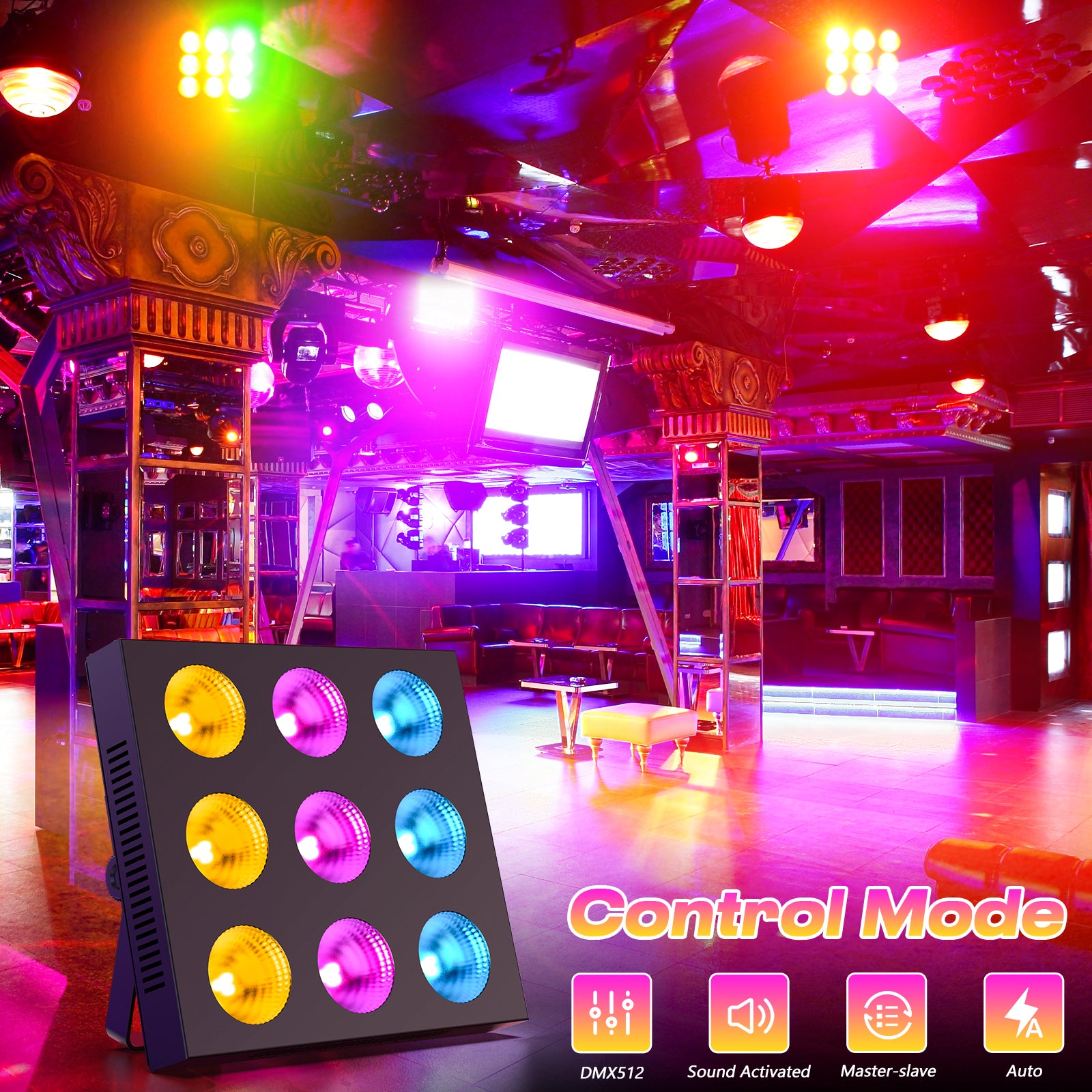 9X12W RGBW 4-in-1 Pixel Par Light-P30