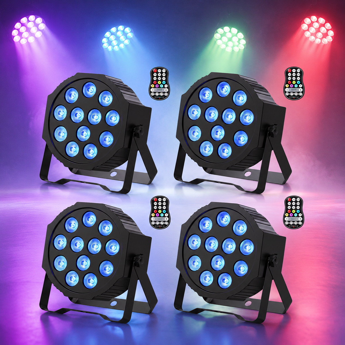 KTVLIGHTS Rechargeable RGBW LED Stage PAR Light-P16
