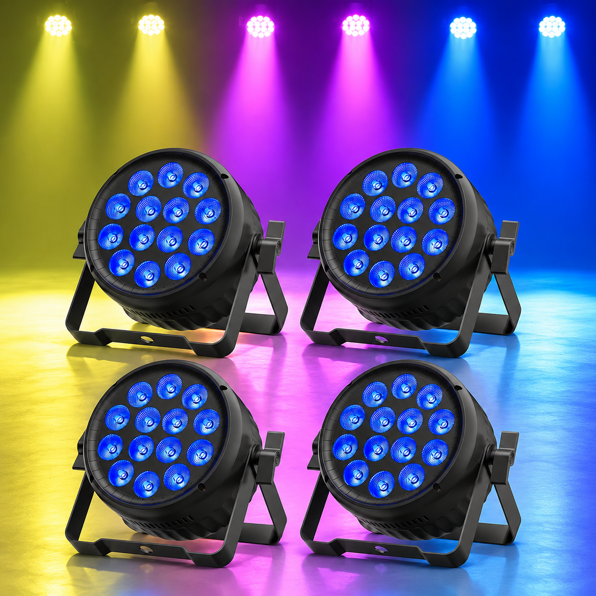 KTVLIGHTS 210W RGBW 4-in-1 LED Stage PAR Light-P26