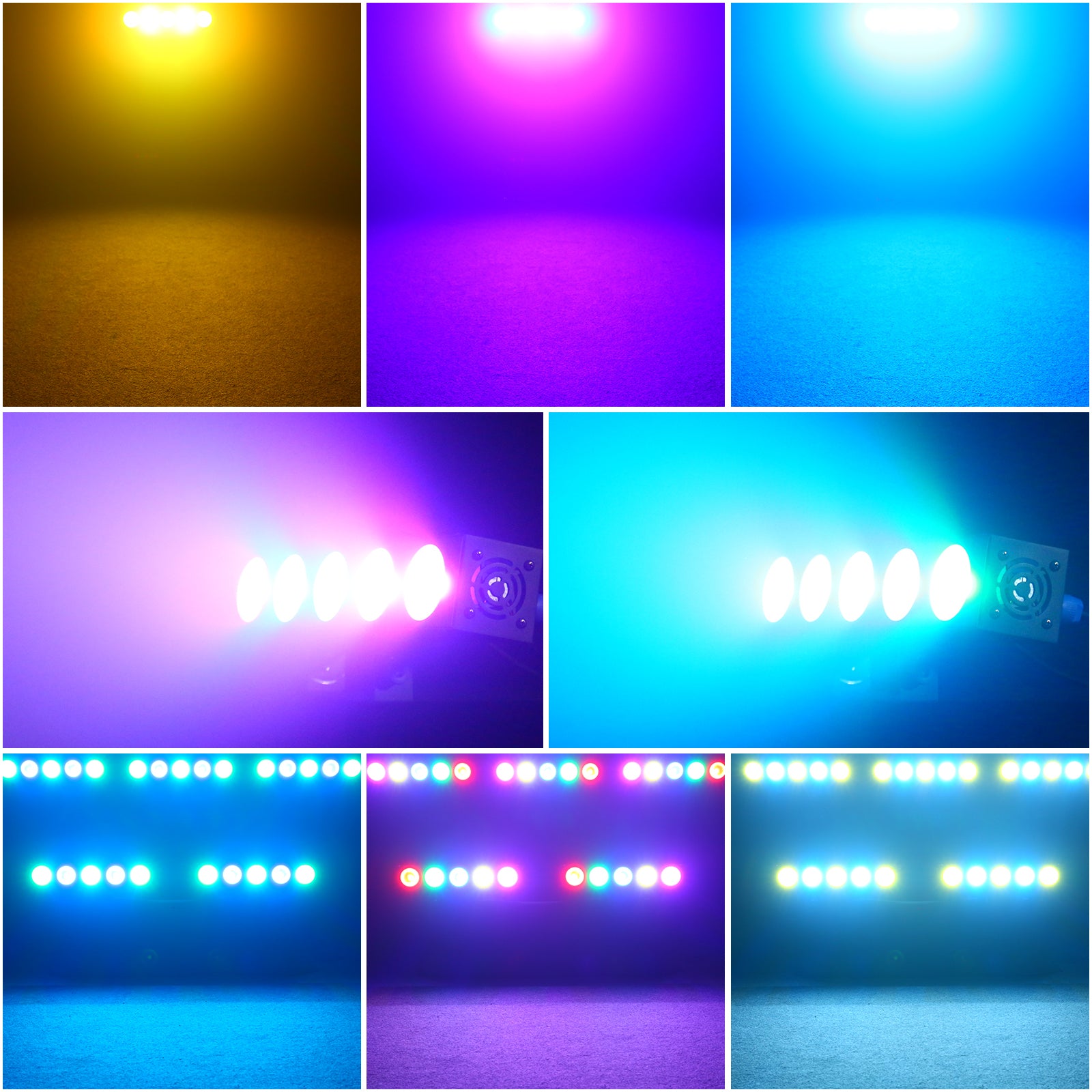 5-Eye 5X12W RGBW 4In1 Cob LED Wall Washer Light-X19