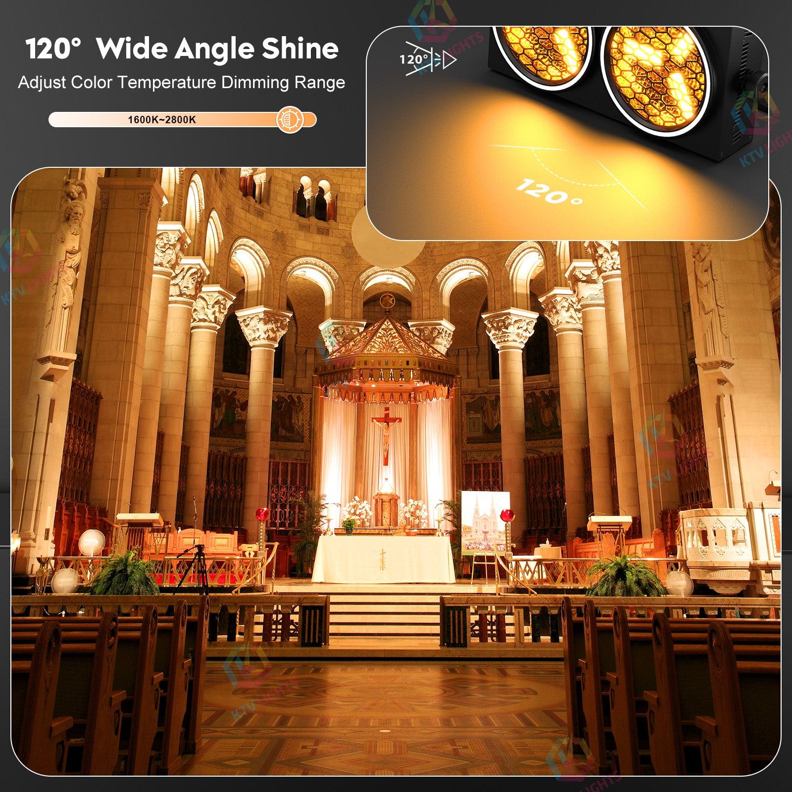 200W dual-eye vintage par light equipped with 6 COB spotlights-P51