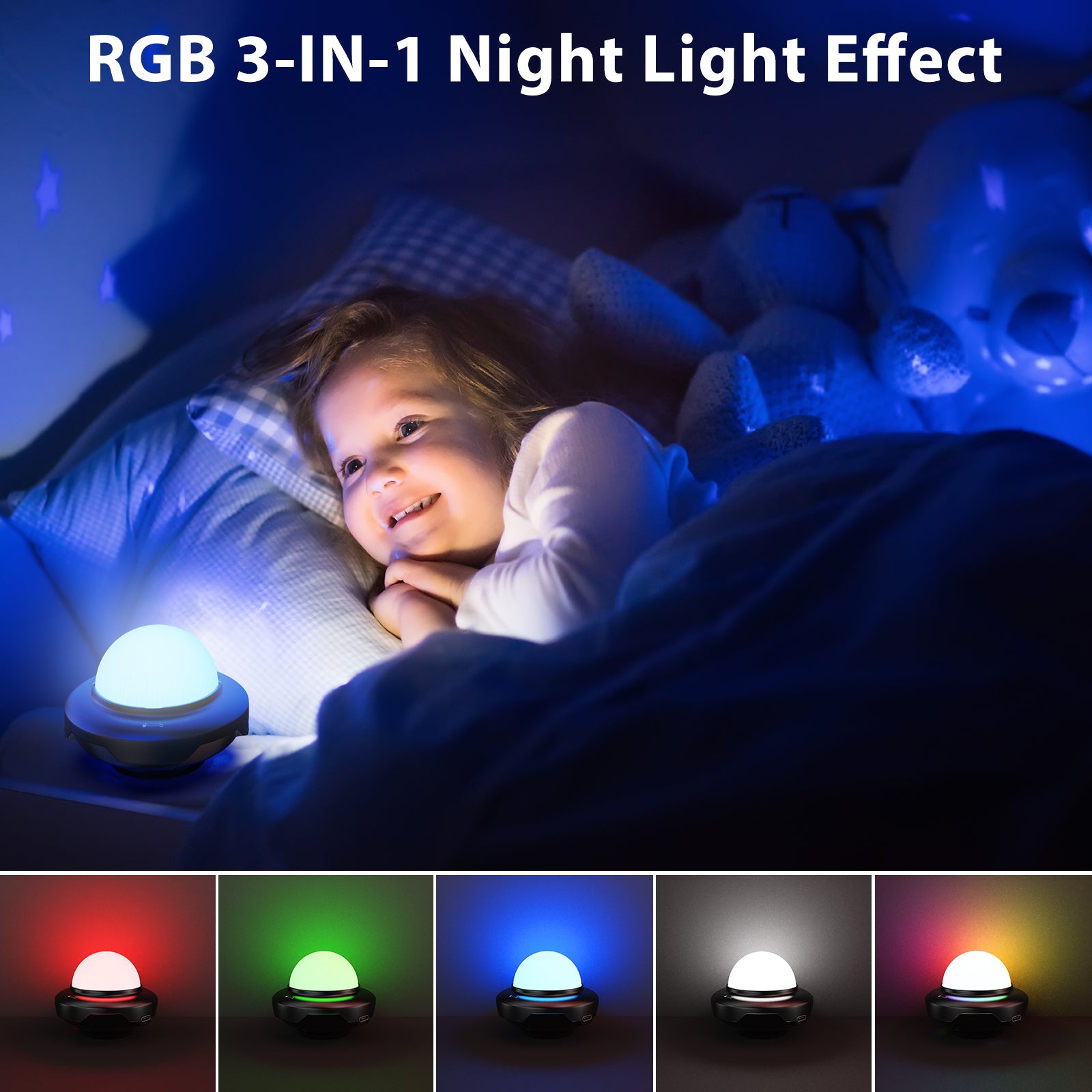 Mini USB Rechargeable Magic Ball Disco Light-C2