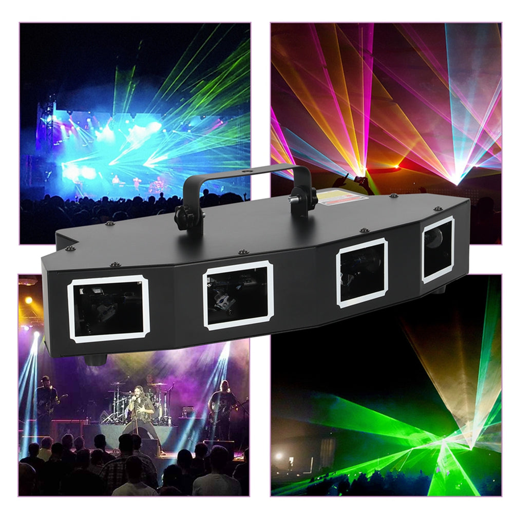 Four-hole RGB Laser Cube Laser Light - B3