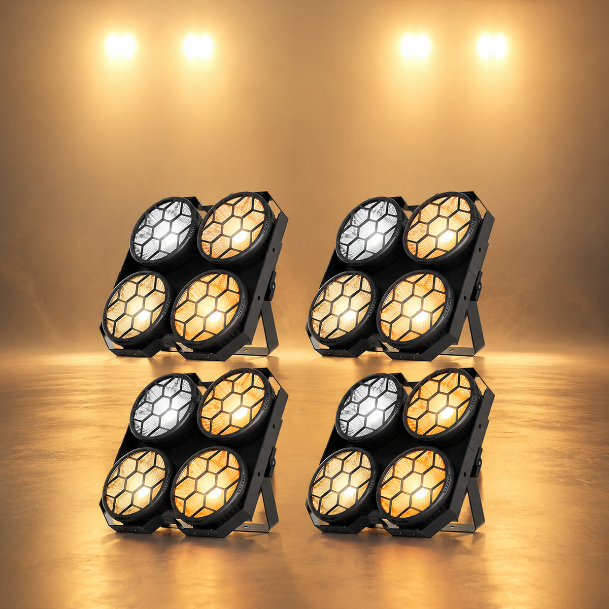 KTVLIGHTS 4x100W COB 4-Eye LED Stage Blinder Light-P41
