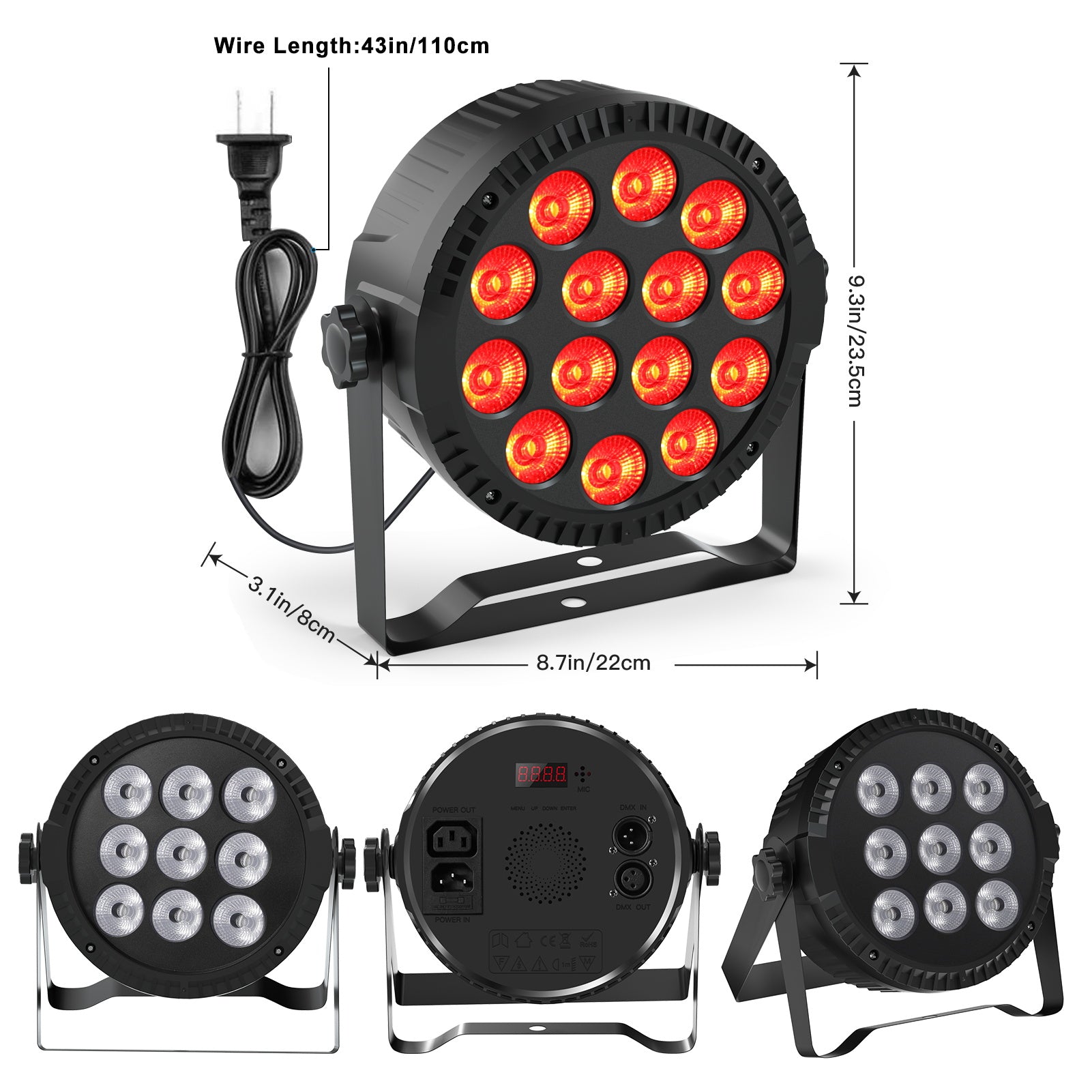 90w RGBW 4 in 1 effect LED stage light-P14
