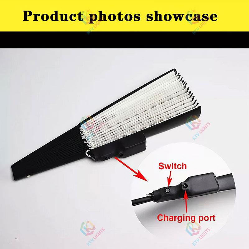 LED Illuminated Folding Fan - M15