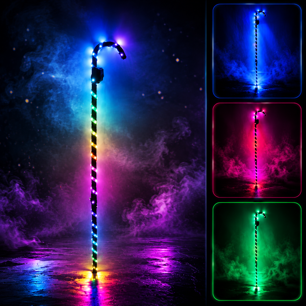 KTVLIGHTS LED Light Up Costume Suit for Rave Parties & Festivals-M30