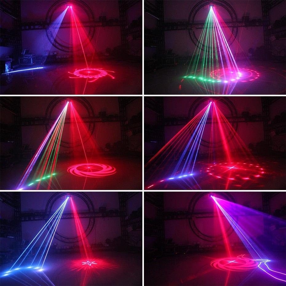 2 in 1 RGB pattern beam scanning laser light - Ktvlights