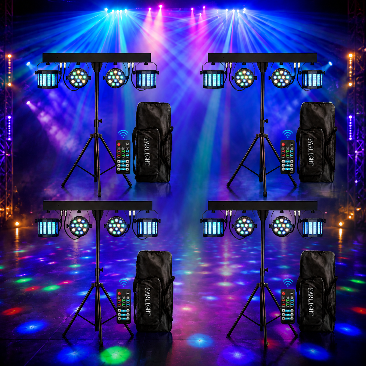KTVLIGHTS 60W RGBW 5-in-1 Tripod Stage Light- P1