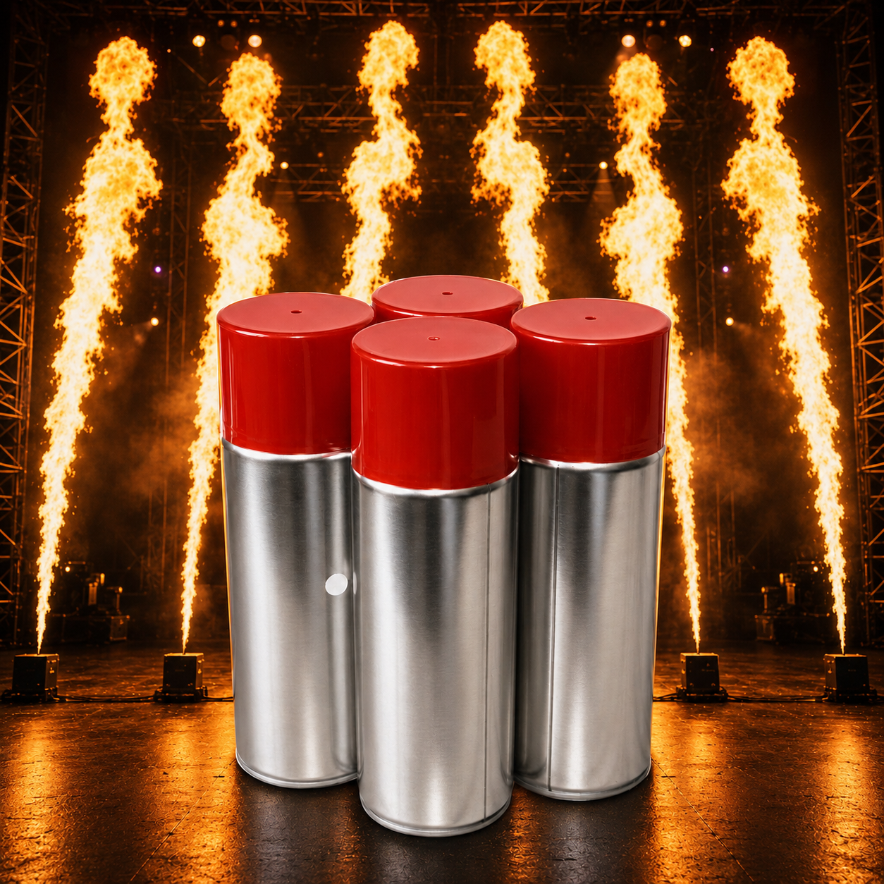 KTVLIGHTS 450ml Flame Thrower Fuel Oil, 48 Bottles