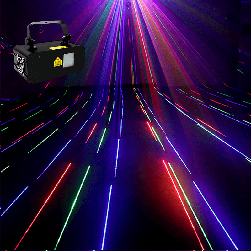Luz laser de digitalização animada RGB-B14