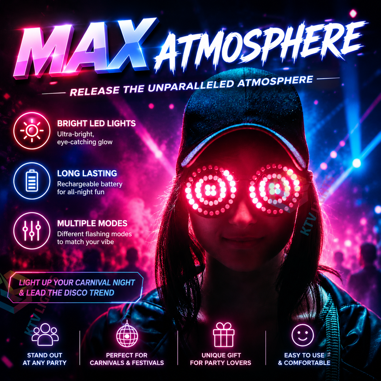 REZZ Glasses - Inspired by DJ REZZ-M57