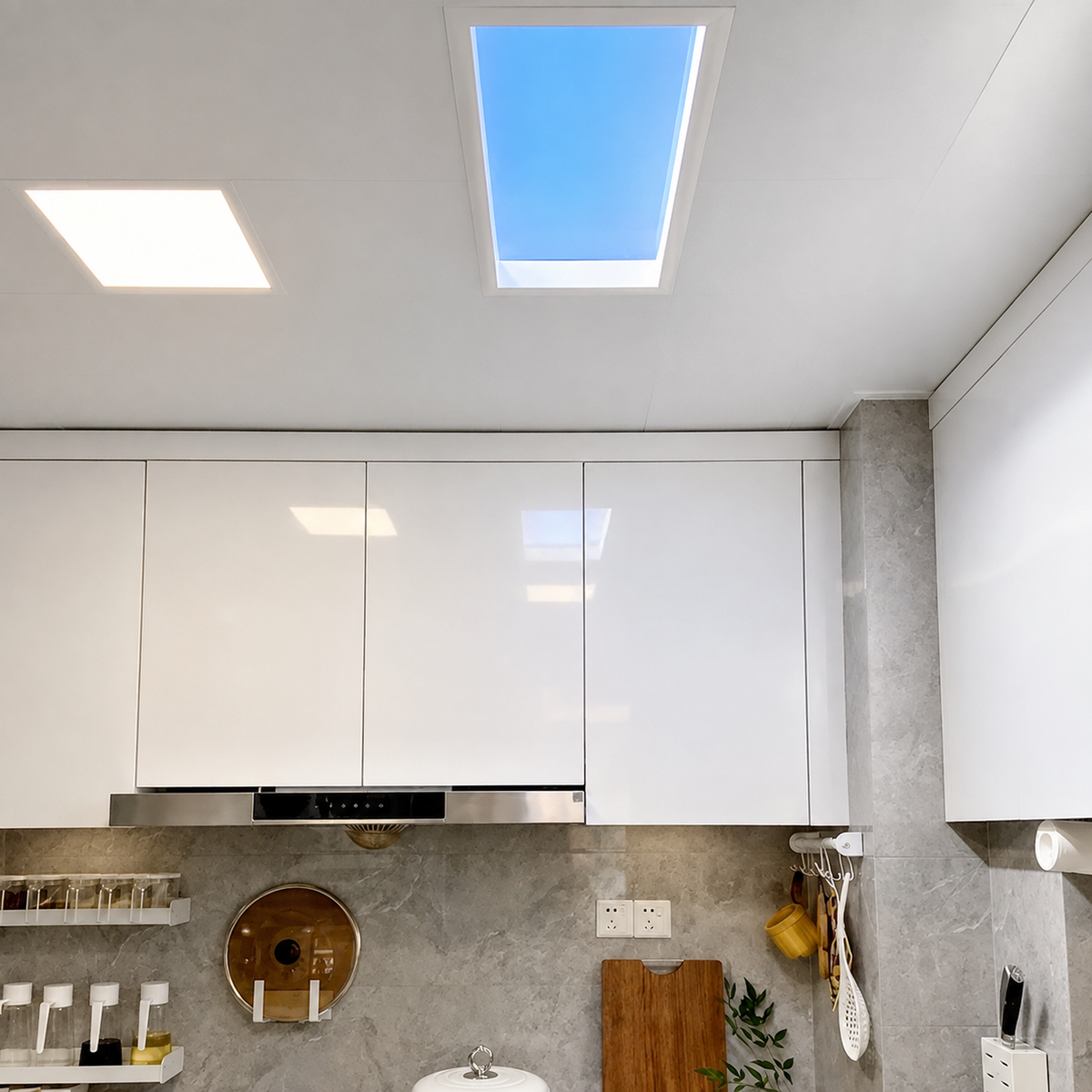 KTVLIGHTS Smart WiFi LED Artificial Skylight Ceiling Lamp
