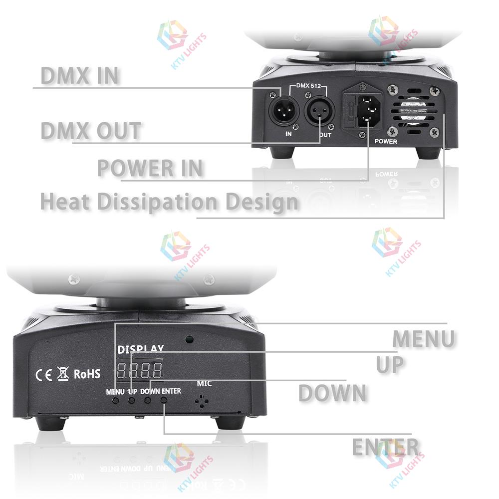 50w LED beam pattern moving head light-E24