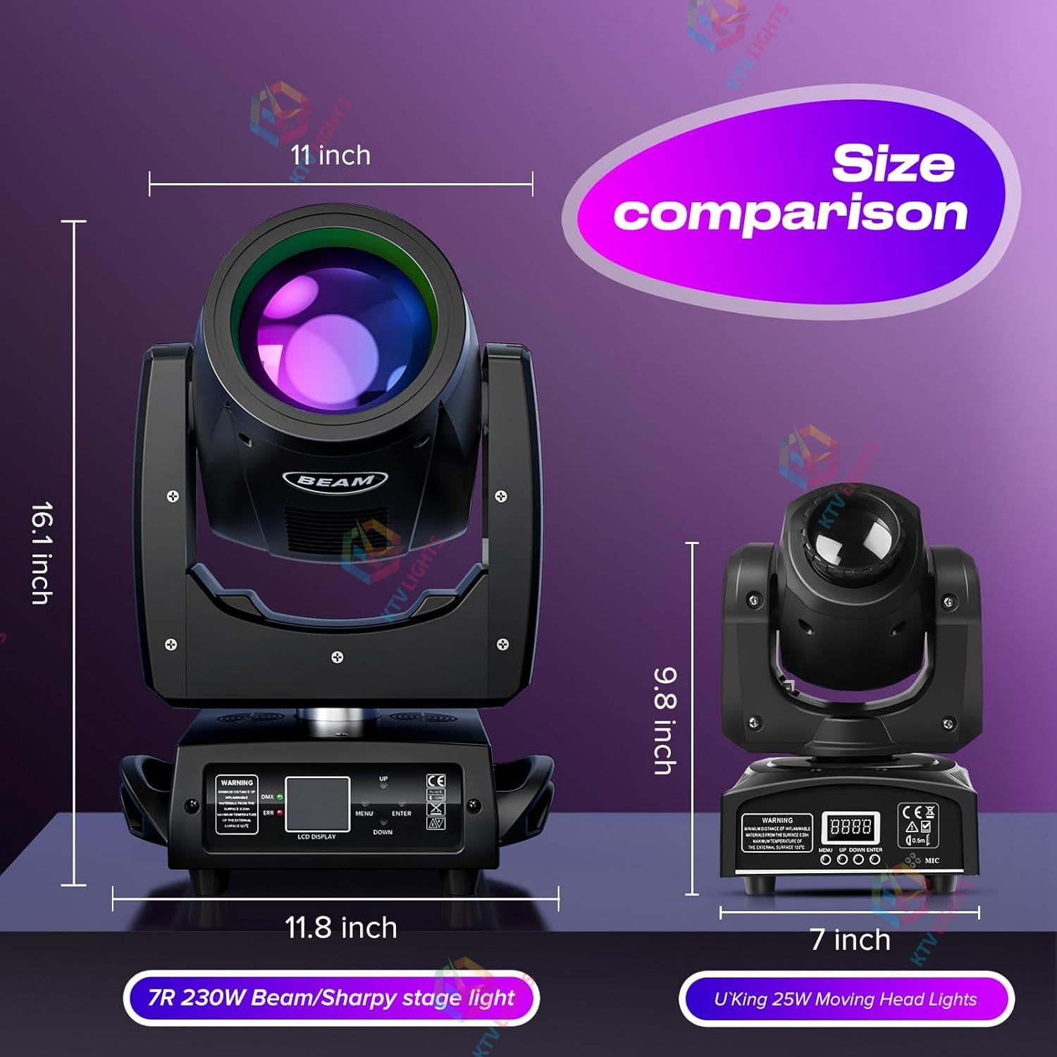 230W 7R beam 24 facet prism moving head light-E21