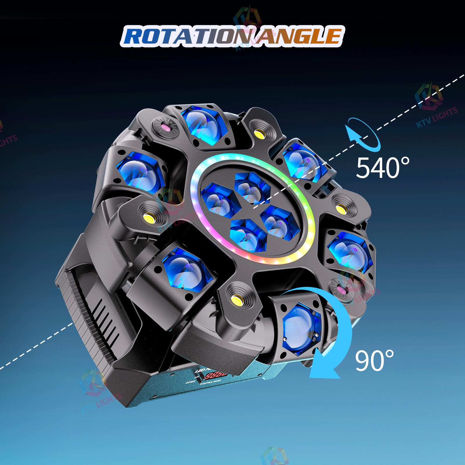 New 180W RGBW Moving Head Light-E53