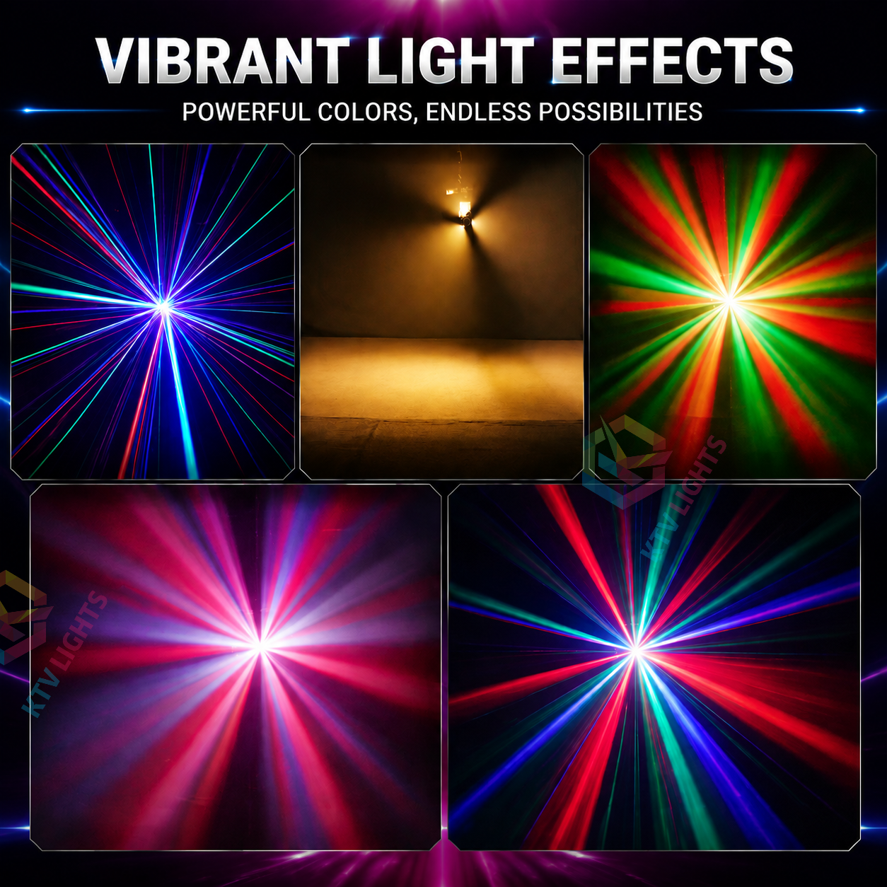 KTVLIGHTS Mini moving-head stage light suitable for DJ parties and various events-E92