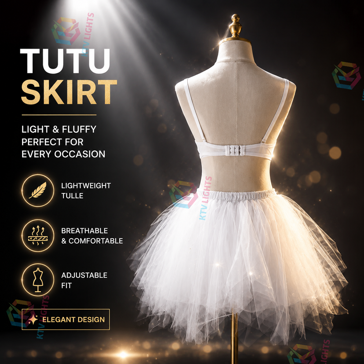 KTVLIGHTS Pixel LED Clothing for Rave Parties & Music Festivals- M36