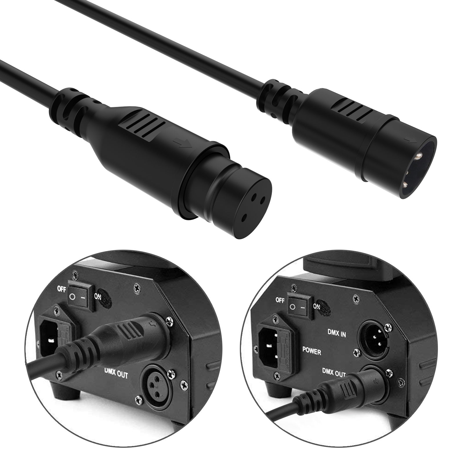 3m universal Dmx cable
