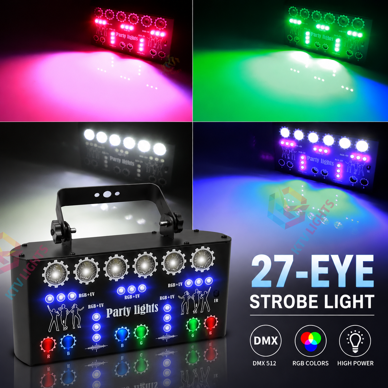 KTVLIGHTS RGB laser stage lights, suitable for DJ parties and events -B5