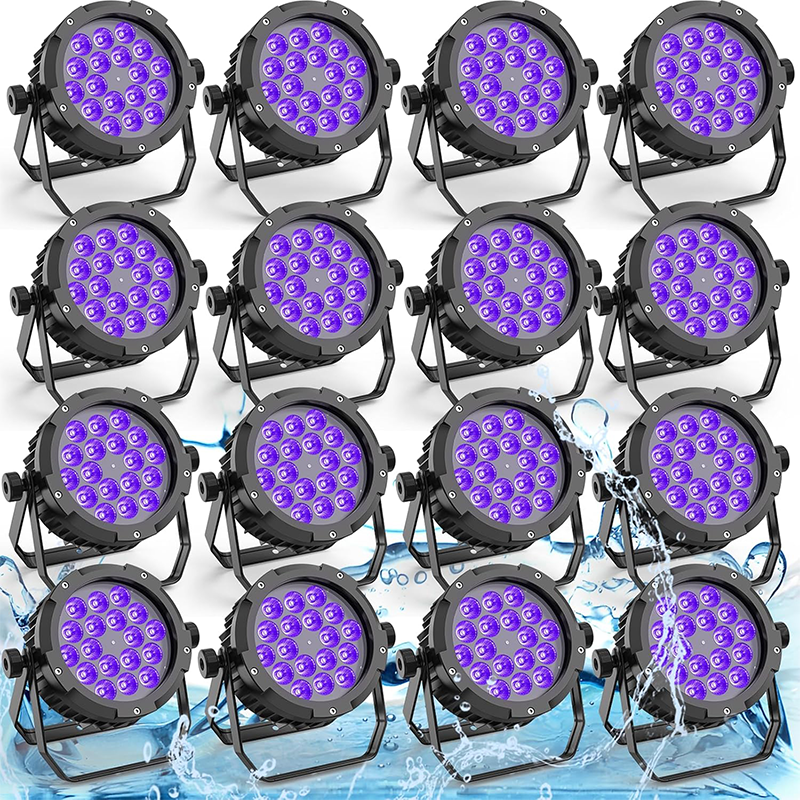 150W IP67 6-in-1 RGBW+UV Waterproof Par Light - P29