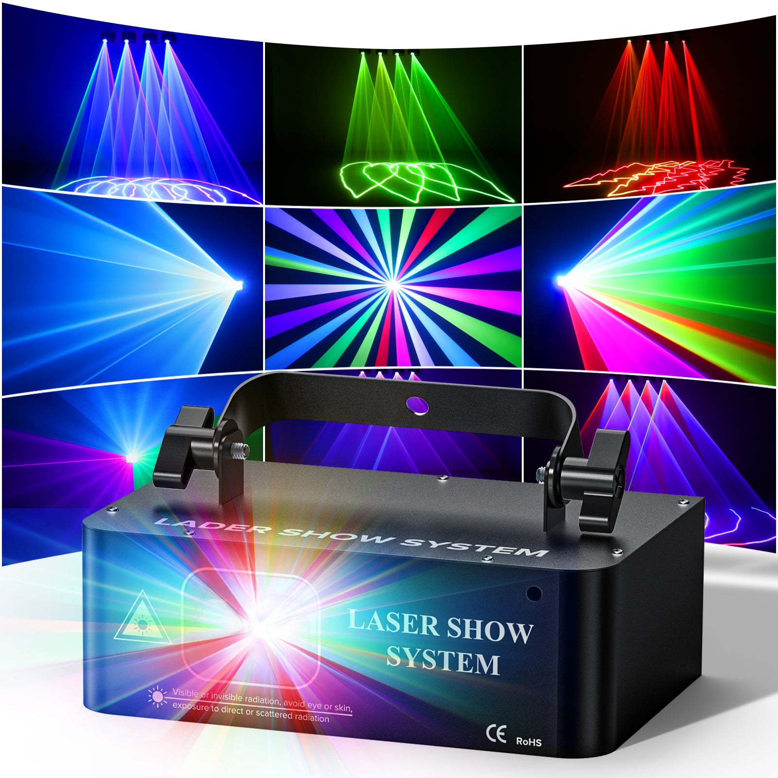 Classic Single Hole RGB Line Scan Laser Light-B1