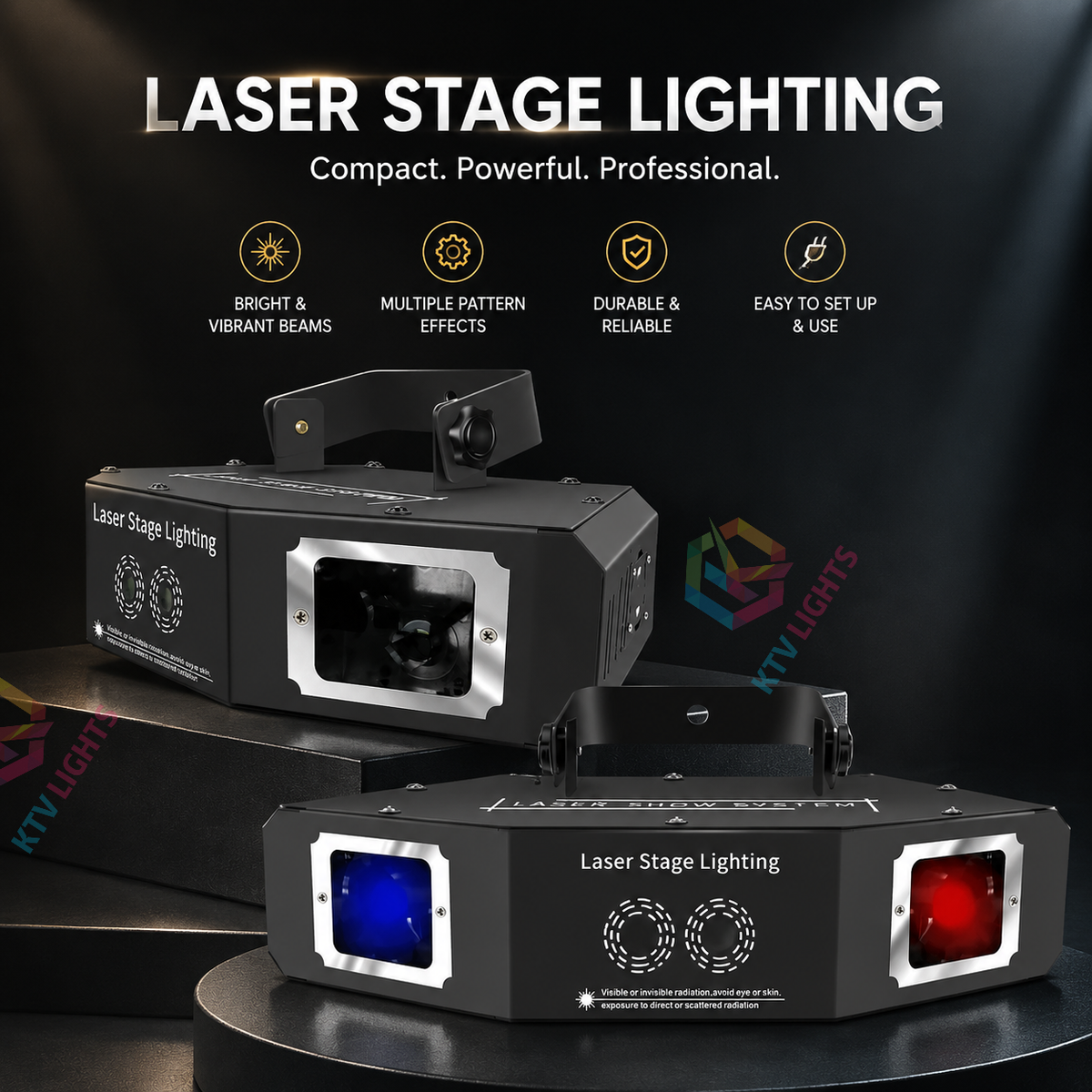 KTVLIGHTS RGB DJ laser light suitable for nightclubs, parties, and weddings-B22
