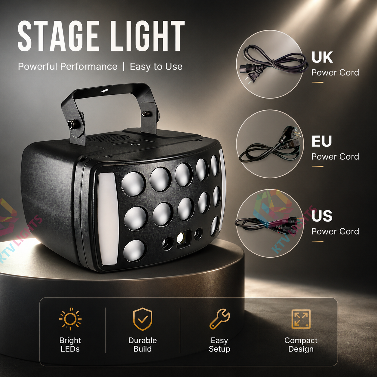 4-in-1 Party Butterfly Light, DJ Stage Light, DMX Light - C8