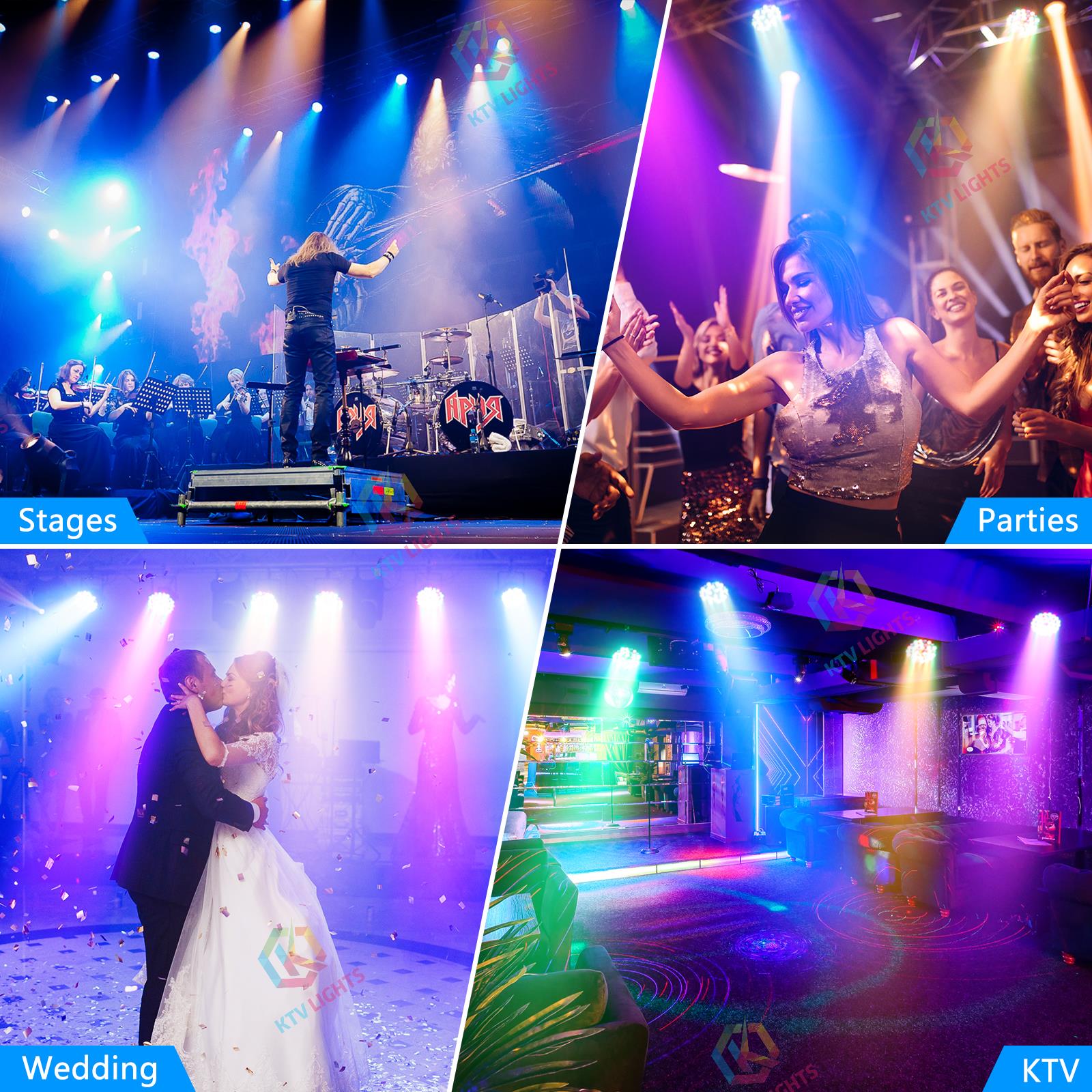 36 LED RGB Par Light DMX Stage Light-P58