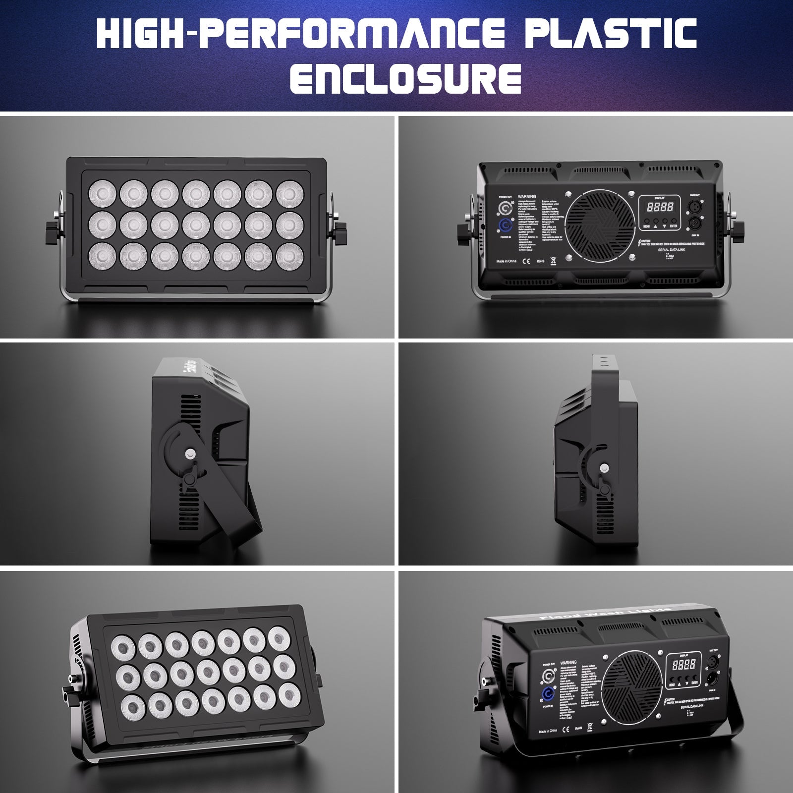 Full color 21X15W RGBW 4-in-1 matrix floodlight-X2