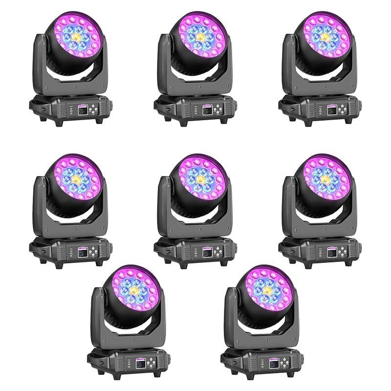 285w RGBW stage light 19 LED moving head light-E54