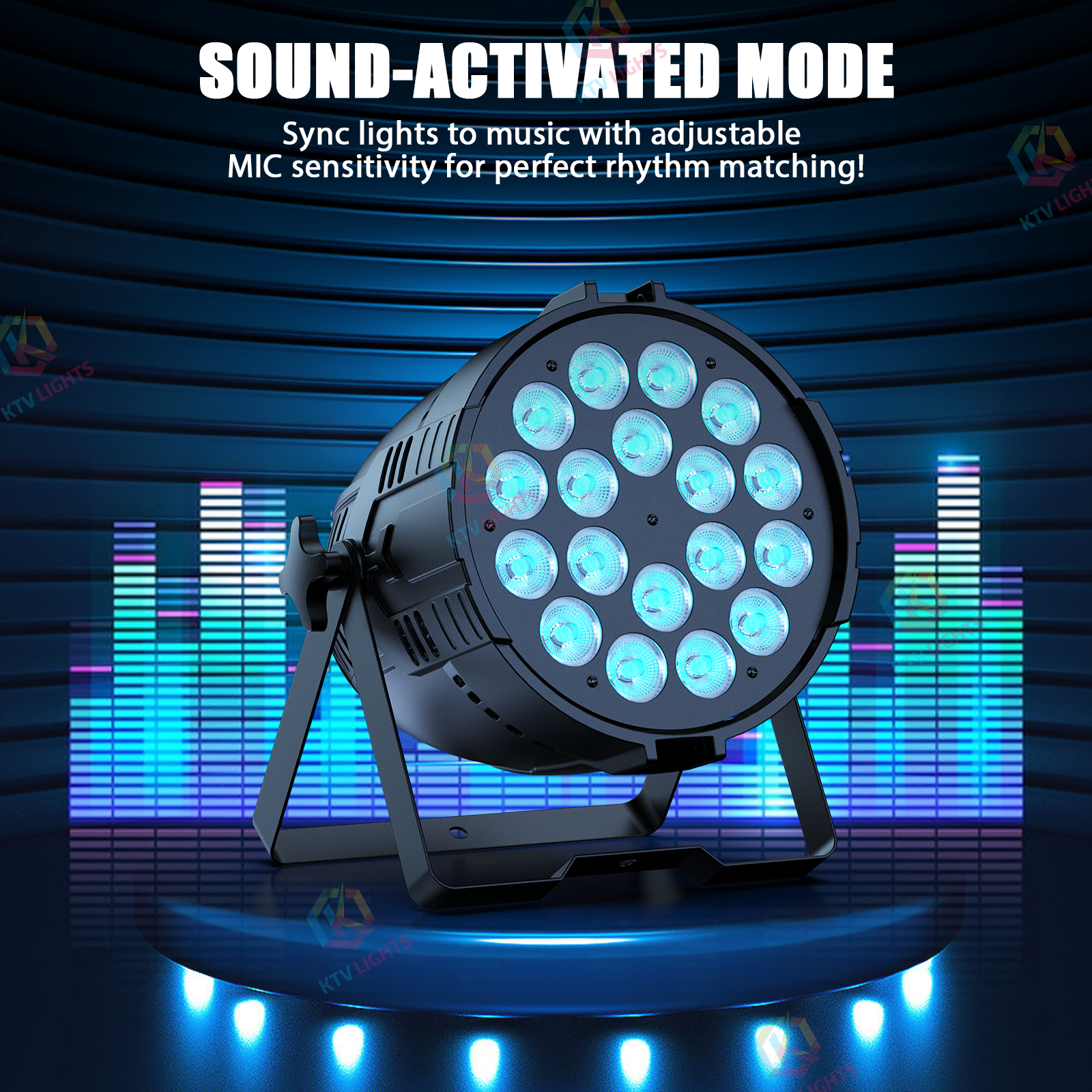 RGBW 18x10W 4in1 LED wash par light-P21