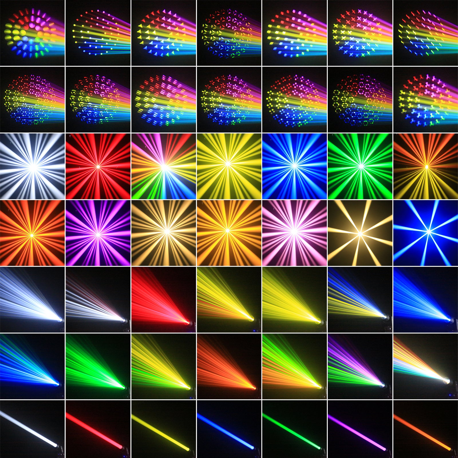2025 New 295W 48 Prism 14 Colors 15 Patterns 14R Moving Head Light-E48