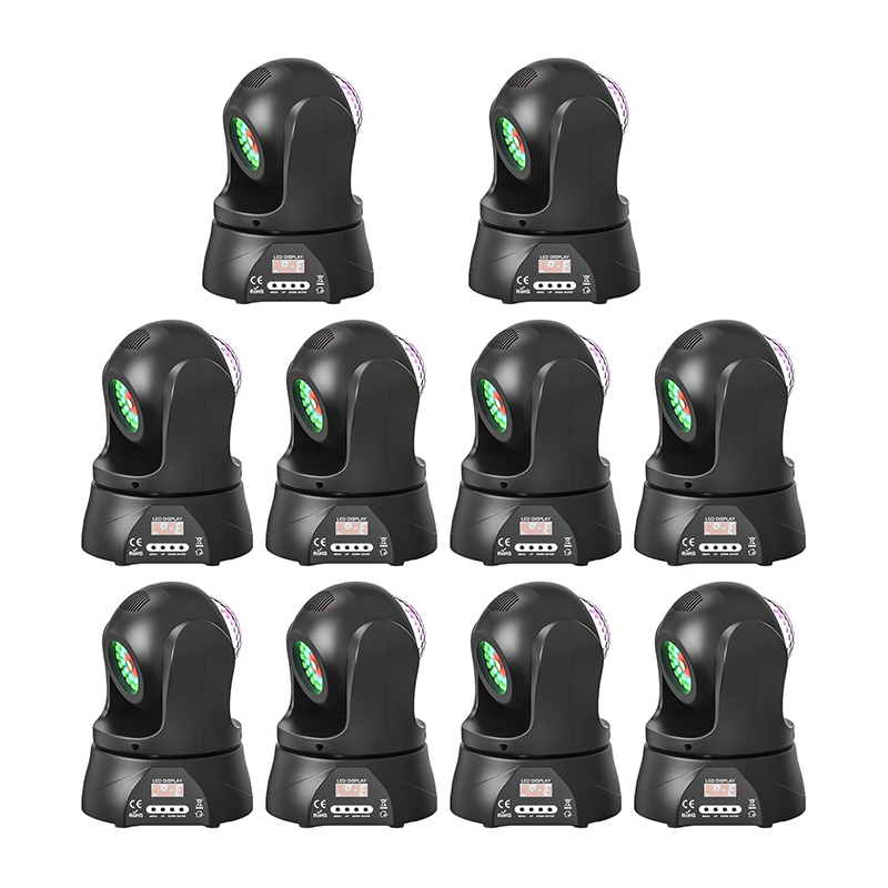 30W Double Sided Disco Ball Party Moving Head Light-E34