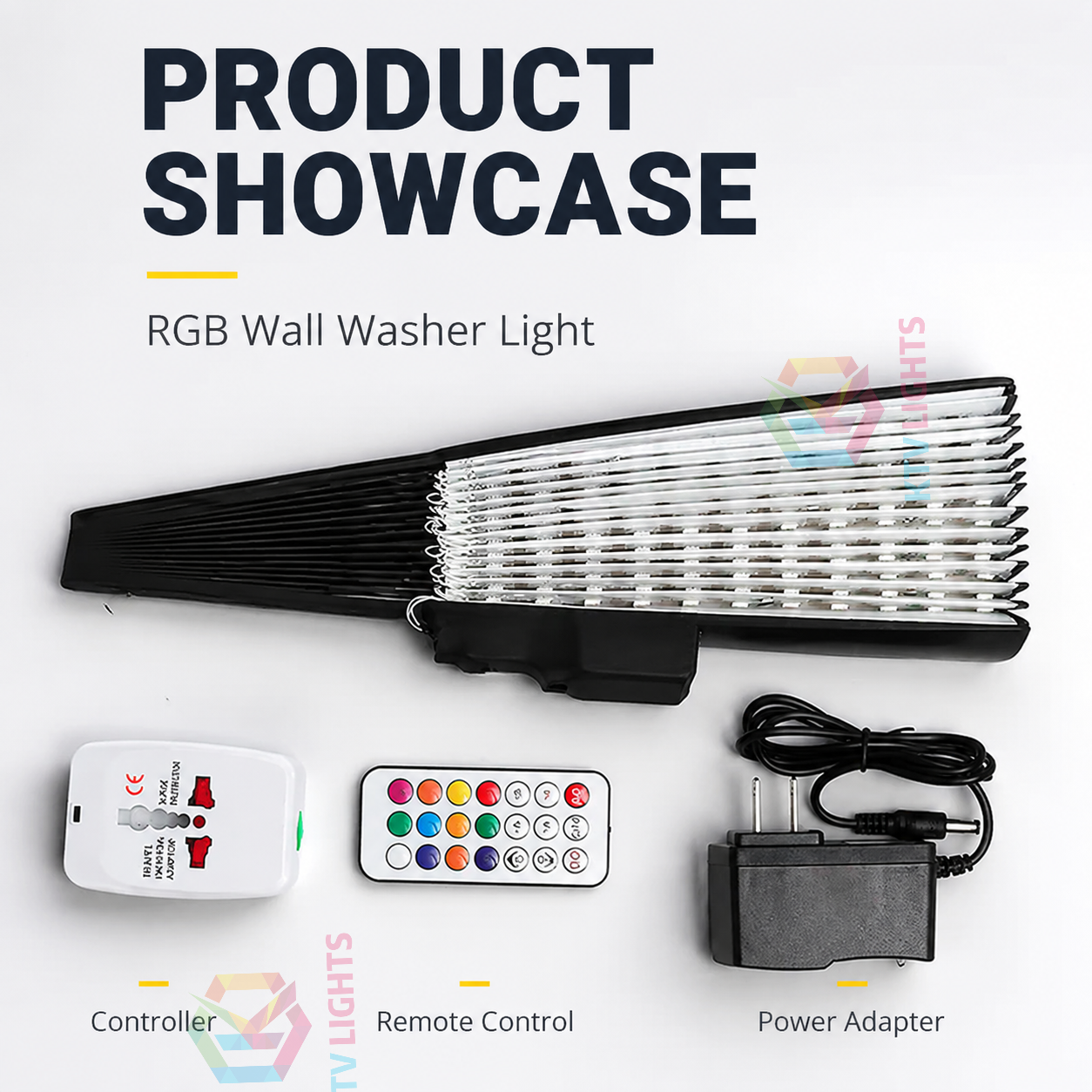 LED Illuminated Folding Fan - M15