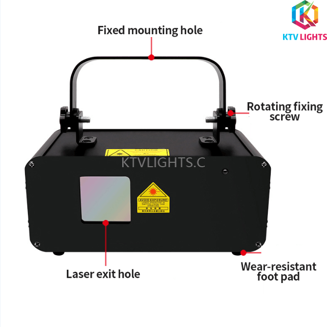 RGB animated scanning laser light-B14 - Ktvlights