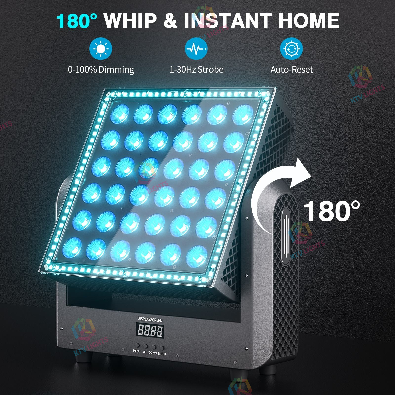 200W LED strobe moving head light/wall washer light-E66