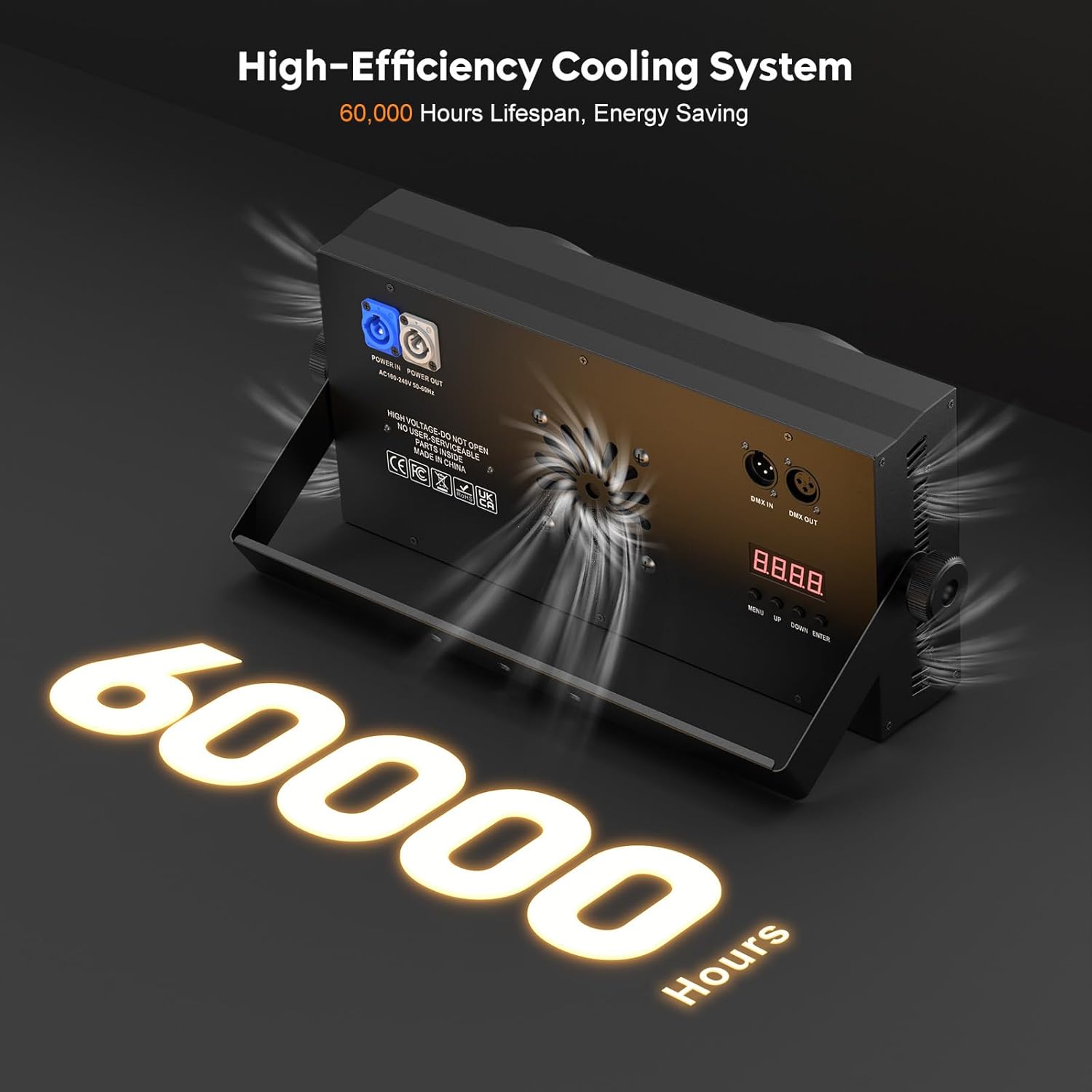 2-eye Retro 200W RGB LED COB Par Light-P51